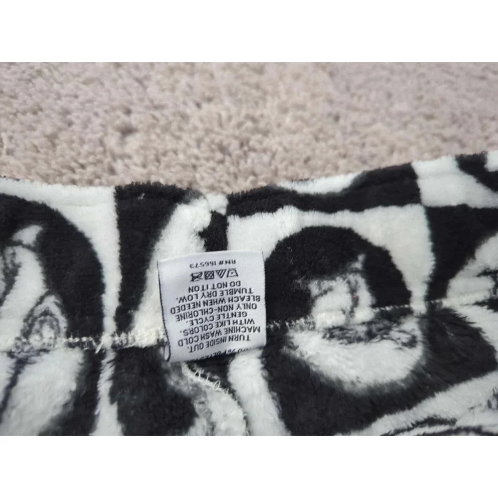 Buc-ees Beaver Pajama Pants Mens Medium Checkerboard‎ Fleece Lounge Plush